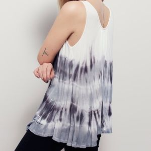 free people sebastian tank top tiedye